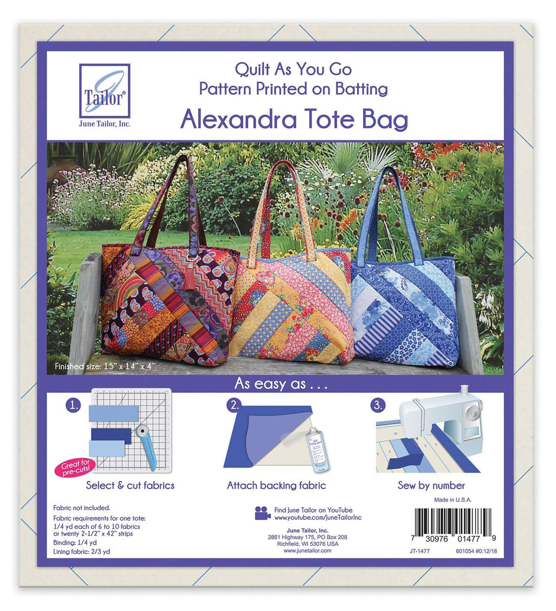 June Tailor Quilt As You Go Kits - Sew-Drops