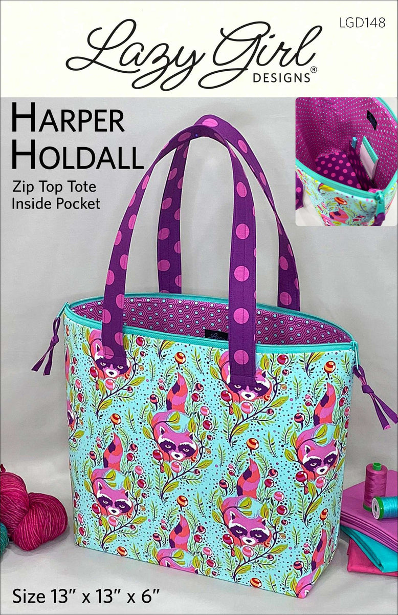 Harper hotsell Holdall KIT PURPLE by Joan Hawley of Lazy Girl Designs