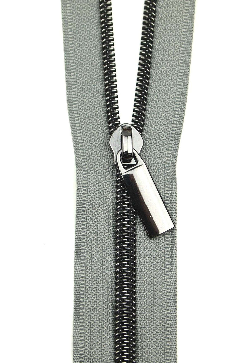 Zippers By The Yard Black Tape Gunmetal Teeth #5 - 026404940520