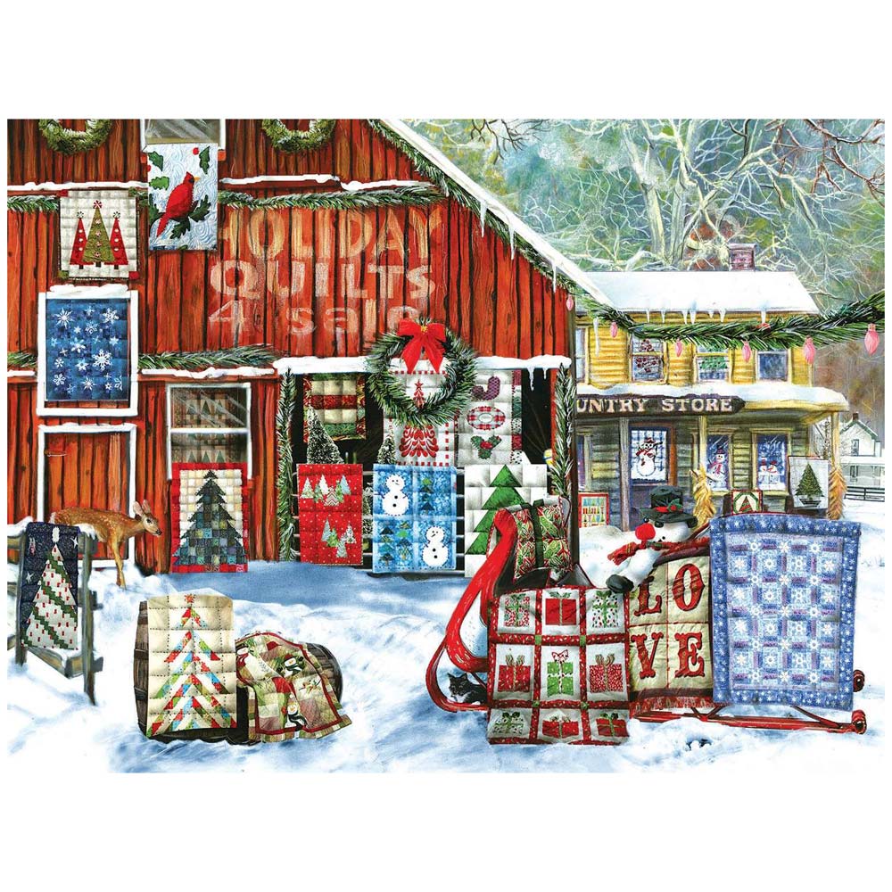 Christmas Cottage 1000 Piece Jigsaw Puzzle