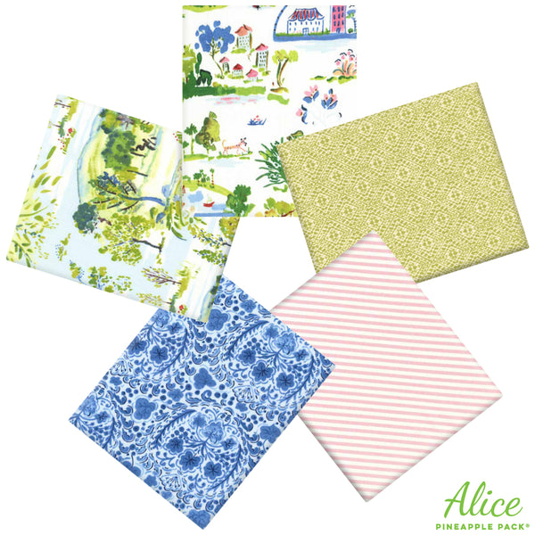 Zippered Pouch Trio - Alice Pineapple Pack Pattern – Keepsake Quilting