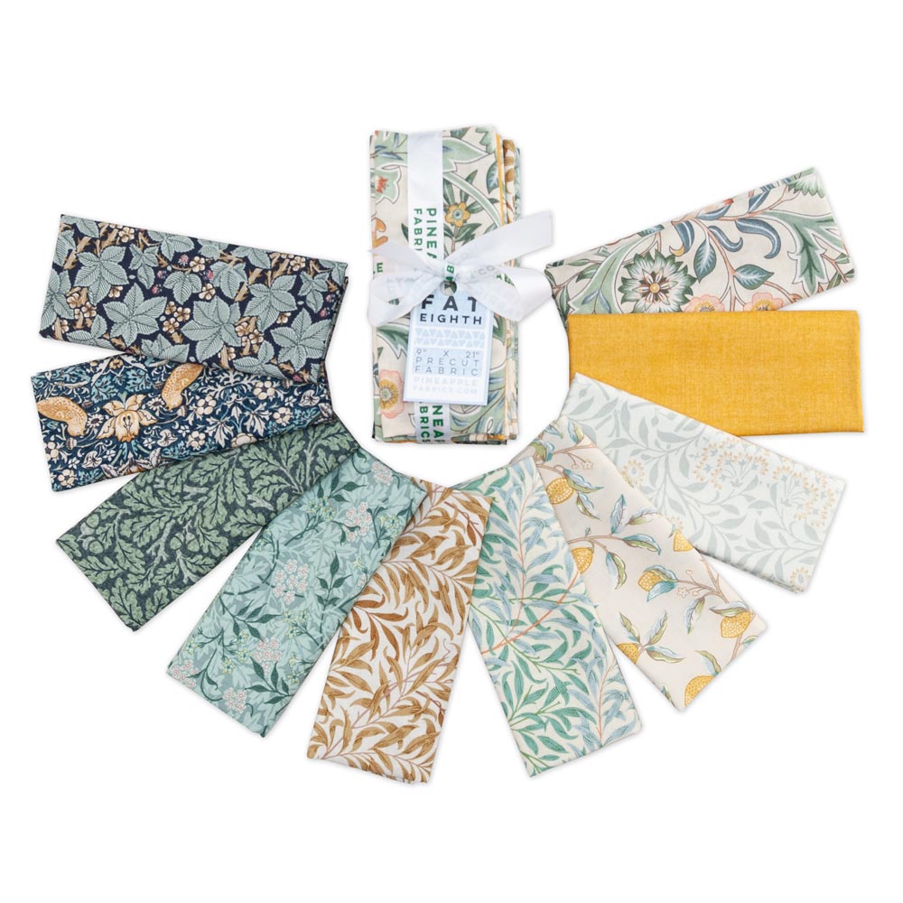 Water Lillies - Bonus Quarter Bundles - 8 Piece by Pineapple Fabrics