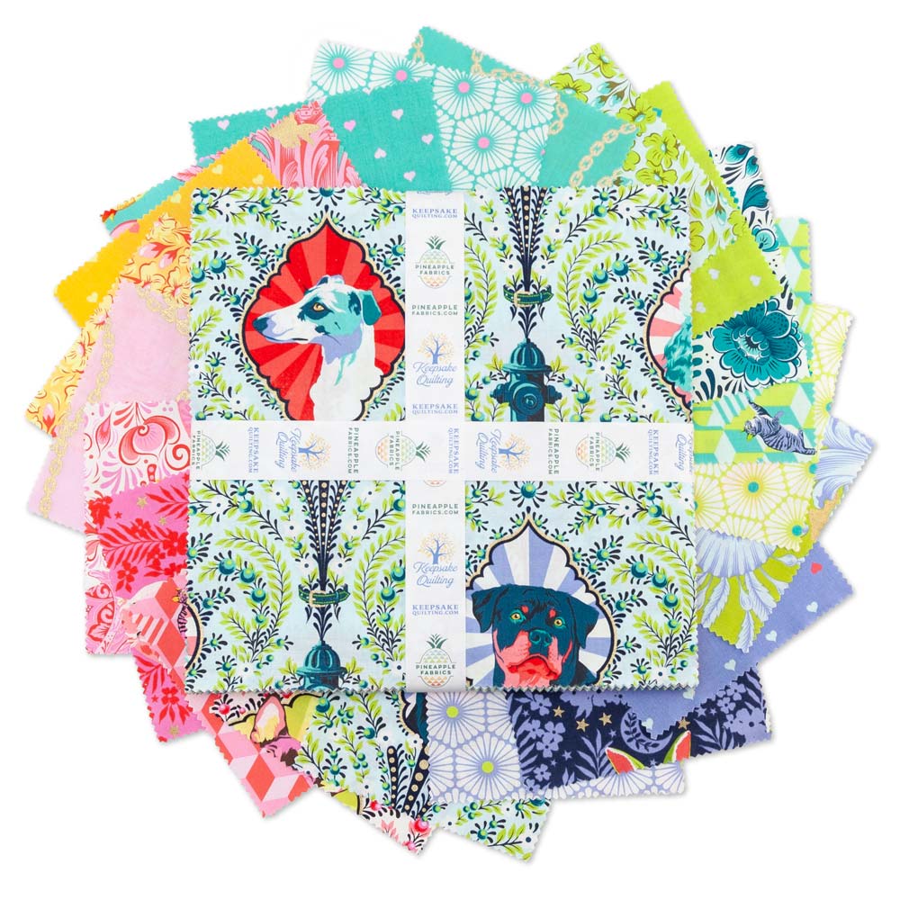 Andover - English Garden 10x10 Squares by Laundry Basket QuiltsQuilting  Fabric