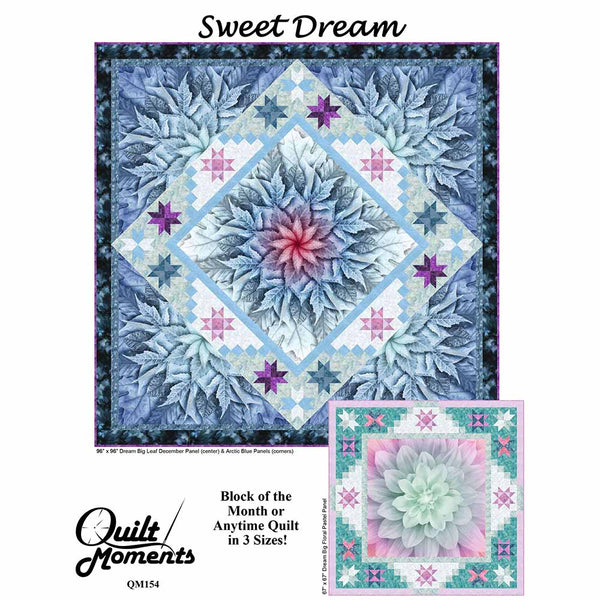 Sweet Dream Quilt Kit - on sale 67in x 67in - featuring Paper Flurries Fabric by Maywood Studios - Sold By The Kit - In Stock And Ships Today