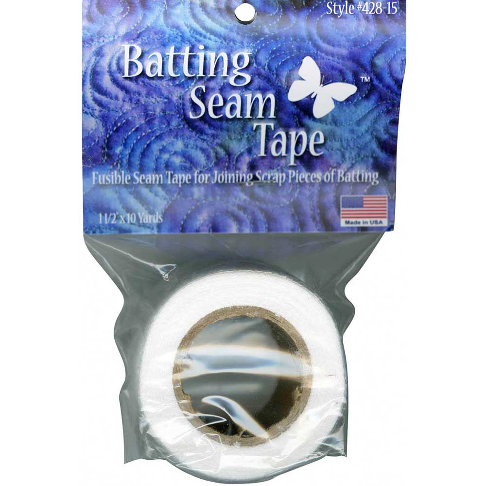 Treela 2 Rolls Fusible Batting Tape for Quilting White Seam Tape Fusible  Sheer Tape for Art Quitting Batting Sewing (1.5 Inches x 20 Yd)