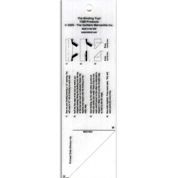 The Binding Tool Template Ruler By Susan Brown For TQM Products