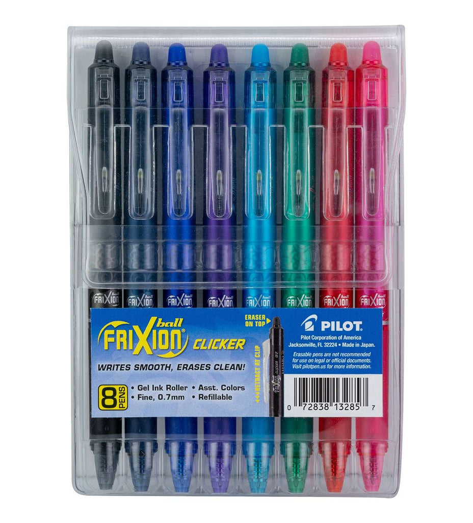 Frixion 12ct Pens Clicker 0.7mm Assorted Colors : Target