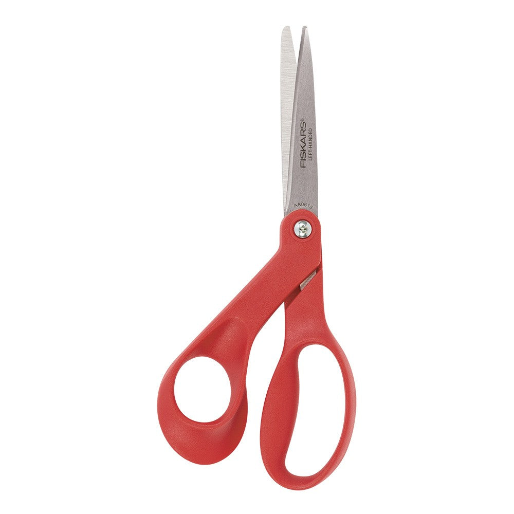 Fiskars Red Handle Lefty Scissors 8 Inches True Left Handed Blades