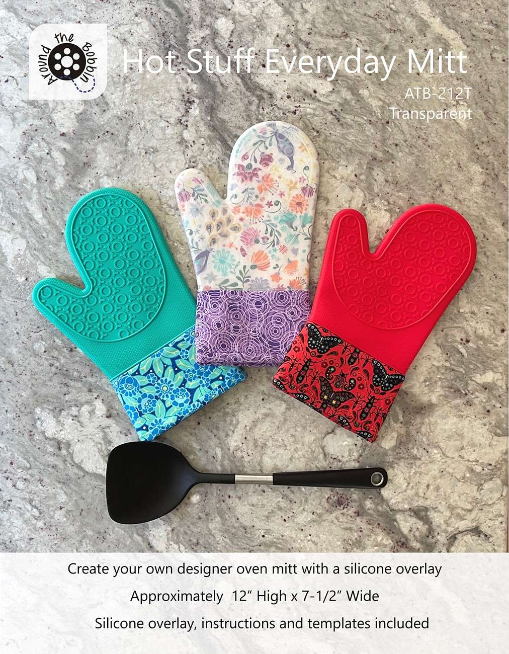 15 silicone oven mitt