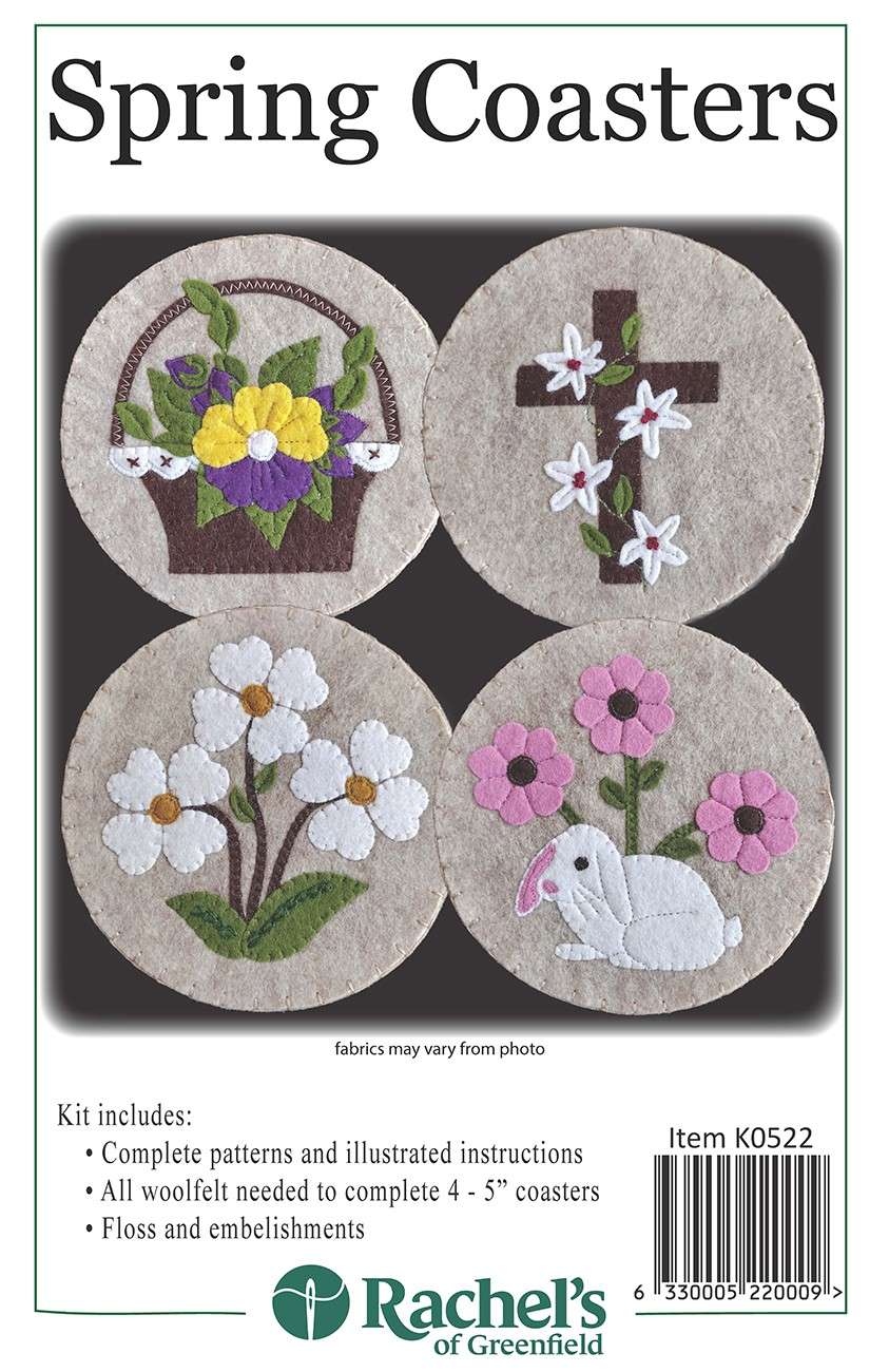 Spring Coaster Kits Keepsake Quilting