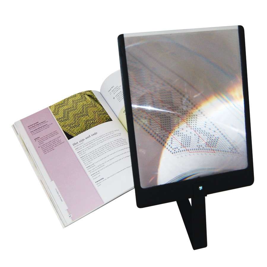 Hands free cheap page magnifier