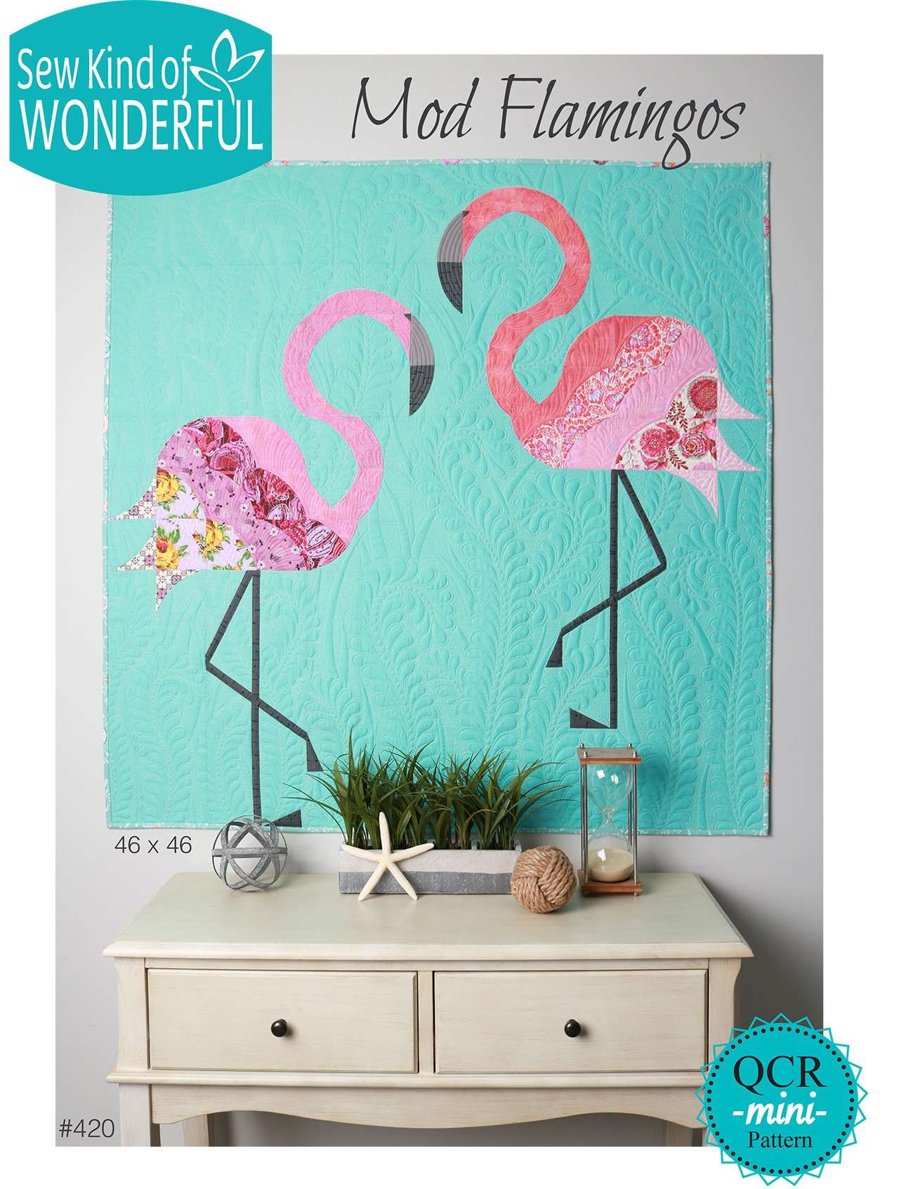 Mod Flamingos Quilt Pattern by Sew Kind of Wonderful – Keepsake Quilting