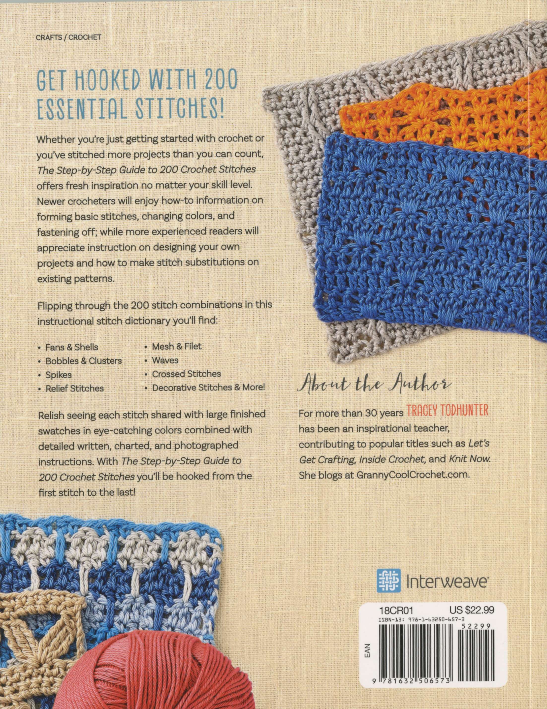 Crochet Stitch Dictionary: 200 Essential Stitches with Step-by-Step Photos [Book]